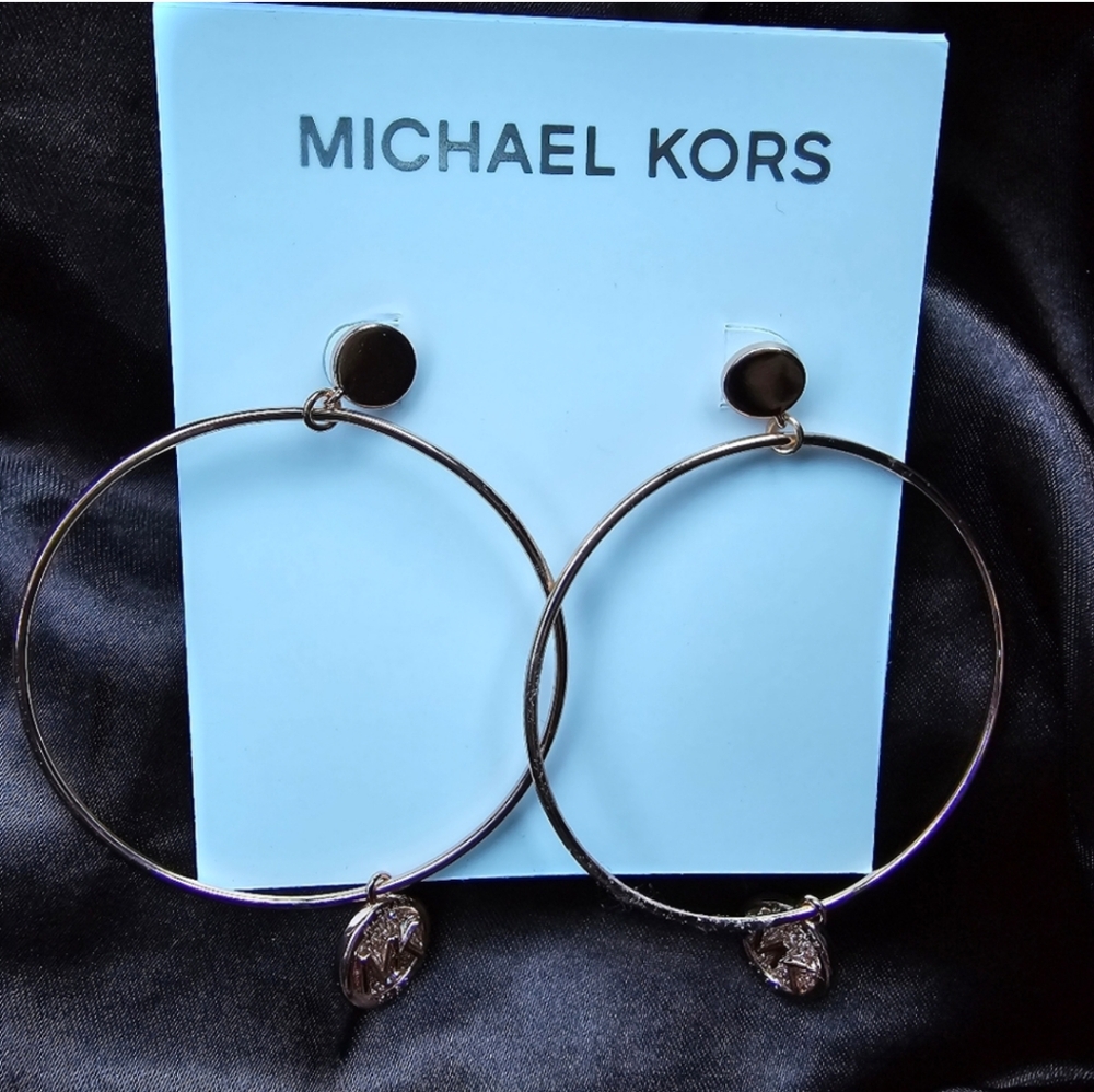 Michael Kors Gold Hoop Earrings